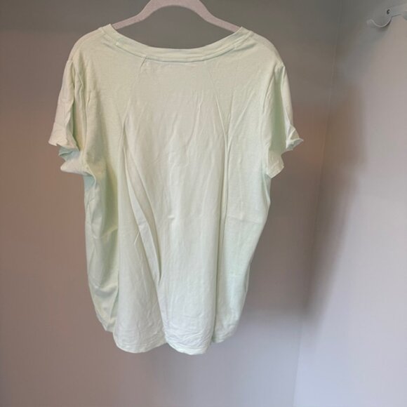 ATHLETA Skyway Flutter Sleeve Tee Light Green Size Medium - Picture 5 of 5
